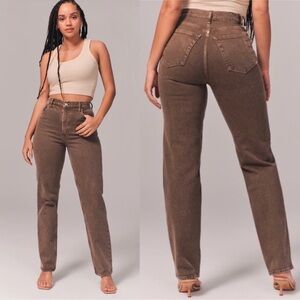 Abercrombie Curve Love The 90’s Straight Ultra High Rise